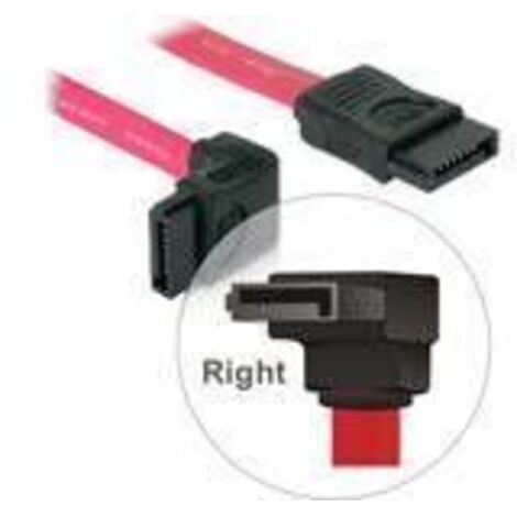 CABLE SATA A SATA ACODADO 50CM