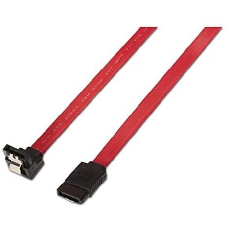 Cable SATA Aisens A130-0156/ SATA Hembra - SATA Hembra/ Hasta 0.1W/ 768Mbps/ 50cm/ Rojo