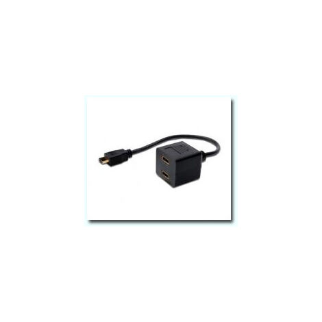 Câble séparateur hdmi 1xm - 2xh 20cm