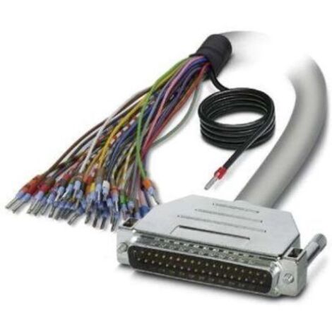 Câble série Sub-D à 37 broches vers Sans connecteur, longueur 3m, Phoenix Contact ( Prix pour 1 )