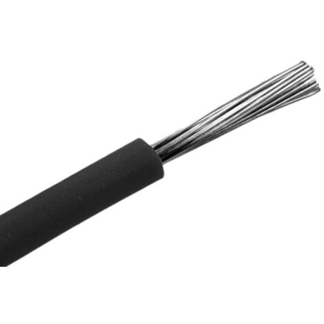 Cable Silicona 4mm 500V Color NEGRO