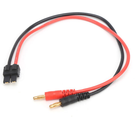 Câble silicone TRX 14 AWG avec connecteur banane 4.0mm pour chargeur batterie LiPo B6