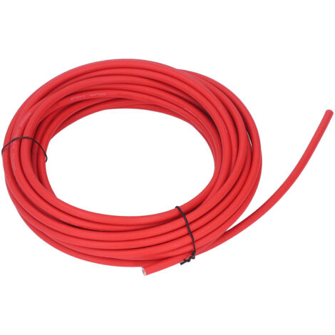 Câble Solaire 6mm² Rouge 20m pour Installation Photovoltaïque et Panneaux Solaires