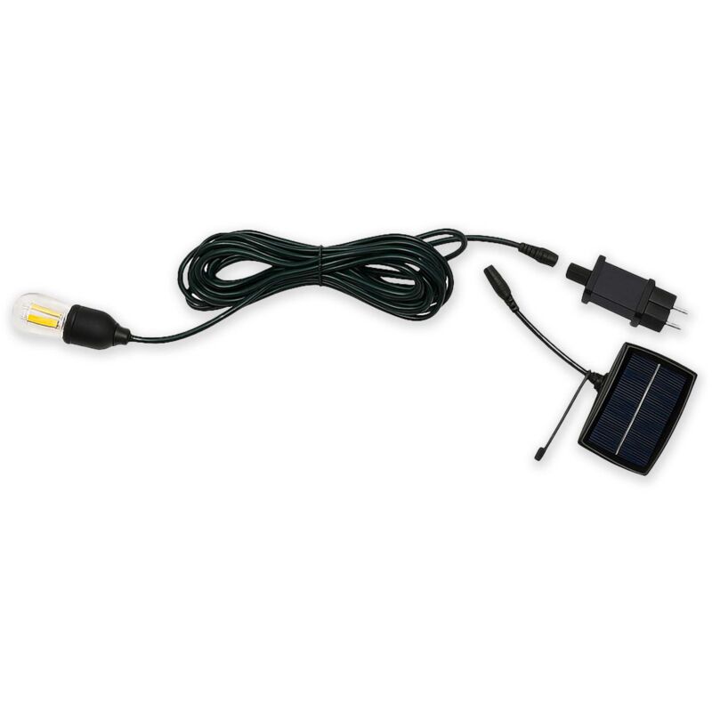 Câble solaire enna Noir Plastique 5m