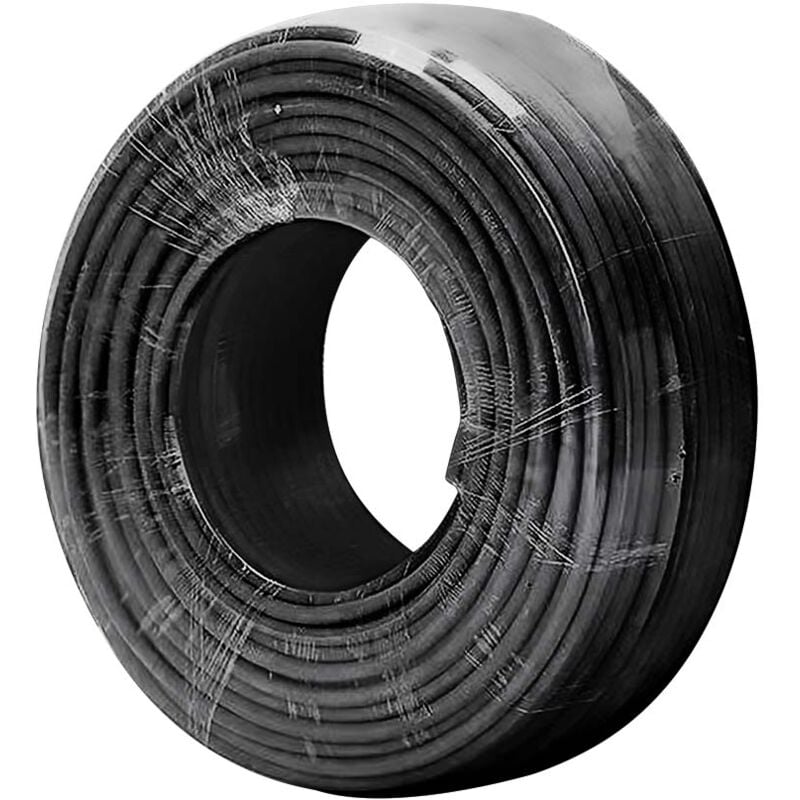 V-tac - Panneau solaire - Accessoires - Câbles et connecteurs - 4 sq.mm - Noir - 50M/rouleau