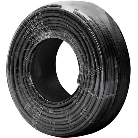 V-TAC PV Cable 4 sq. mm - Accessoires pour panneaux solaires - 50M/Rouleau - Noir