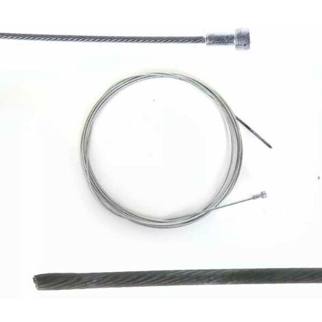 Câble souple Ø 2 mm Longueur 2,5 m Tête 6 x 6 mm