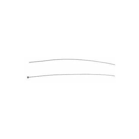 Câble Souple à Embout Tonneau - Longueur Totale : 1000mm ø: Ext: 1,6mm