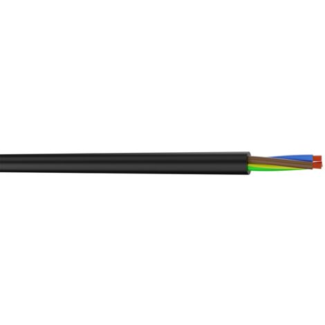 Câble souple CAE Groupe 3G1.5 mm², 100m Noir ( Prix pour Bobine de 100 Mètres )