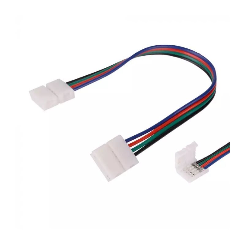 Connecteur flexible pour bande led SMD5050 rgb 4 broches - V-tac