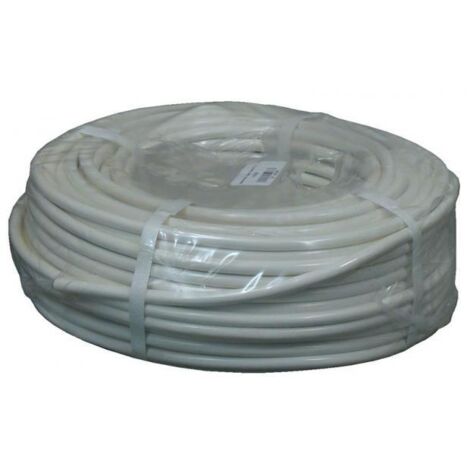 Câble souple VVF 4G1 mm² Blanc en couronne de 50 m - SERMES - VVF4G1B
