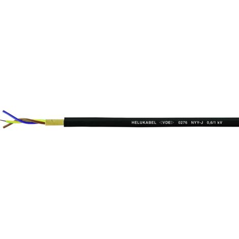 Câble souterrain Helukabel 32023 NYY-J 3 G 1.50 mm² noir 100 m
