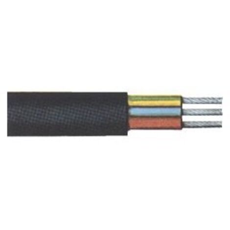 Cable souterrain NYY-J 5x1,5 mm2, 25 m-Ring