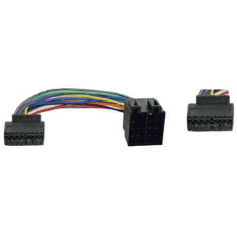 Cable Specifique Autoradio JVC ISO 16Pins - 25cm - RAH3069