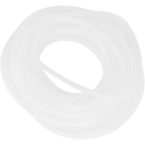 Câble Spiralé Blanc Φ8mm Organisateur de Fils Antifeu pour Atelier