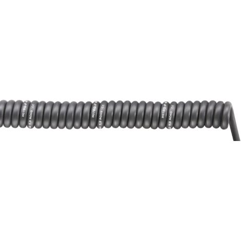 Câble spiralé LAPP SPIRAL H07BQ-F 70002760 1500 mm / 4500 mm 5 G 1.50 mm² noir 1 pc(s)