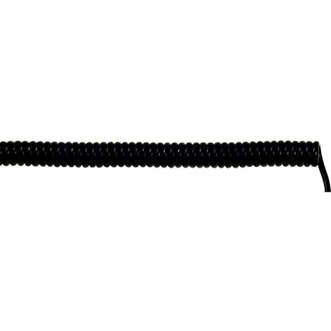Câble spiralé LAPP UNITRONIC® SPIRAL 73220225 100 mm / 400 mm 7 x 0.14 mm² noir 1 pc(s) X75509