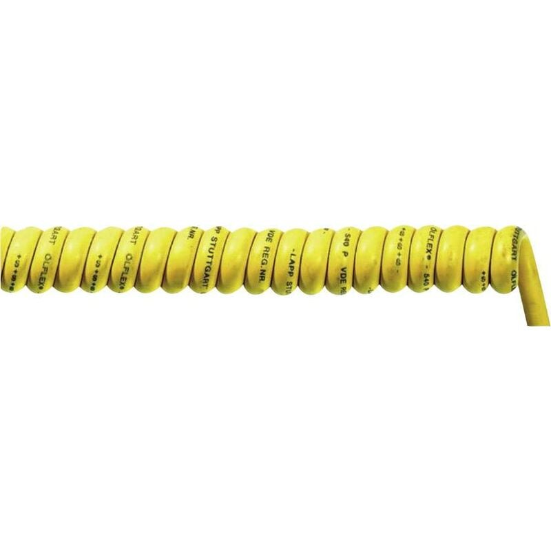 Câble spiralé LAPP ÖLFLEX® SPIRAL 540 P 73220150 1500 mm / 5000 mm 3 G 1.50 mm² jaune 1 pc(s) X77844