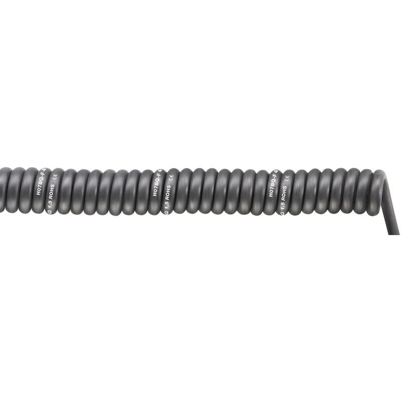 Lapp - Câble spiralé spiral H07BQ-F 70002755 1000 mm / 3000 mm 4 g 1.50 mm² noir 1 pc(s) V578251