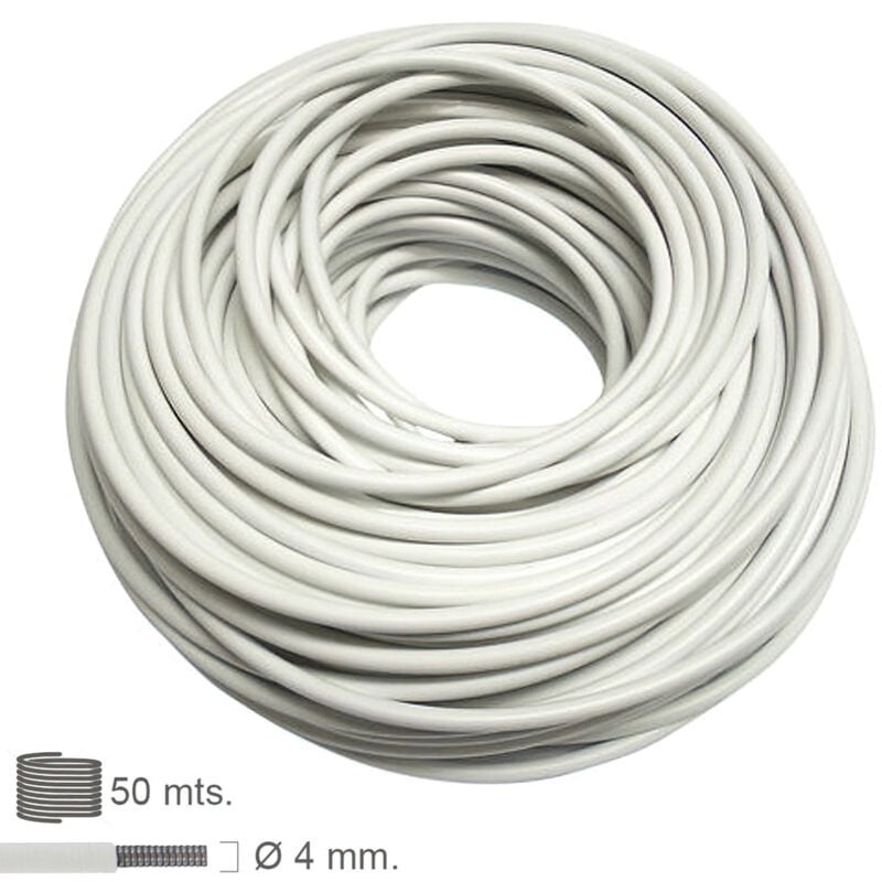 Câble spirale rideau recouvert (bobine 50 mètres)