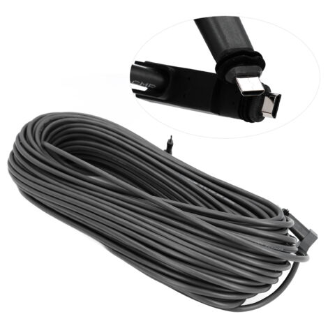 Câble Starlink Gen 2 de 46 m (150 pi) – Rallonge de remplacement étanche pour kit standard Gen2, câble gris durable haute vitesse pour satellite rectangulaire V2