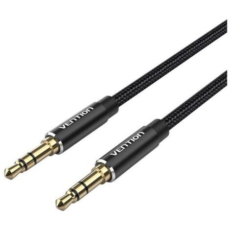 Cable stereo vention bawbg/ jack 3.5 male -- jack 3.5 male/ 1.5m/ black