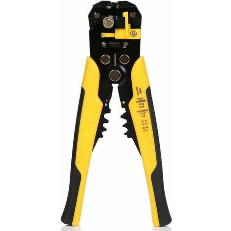 Cable Stripper, Automatic Wire Stripper, Crimper ， with Precision Adjustment AWG 22-10 (0.2  6.0mm²) Cables ， Automatic Pliers with Precision Adjustment AWG Cables