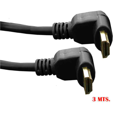 Cable Supra HDMI cosido 3m - Alta calidad - EDM - Negro