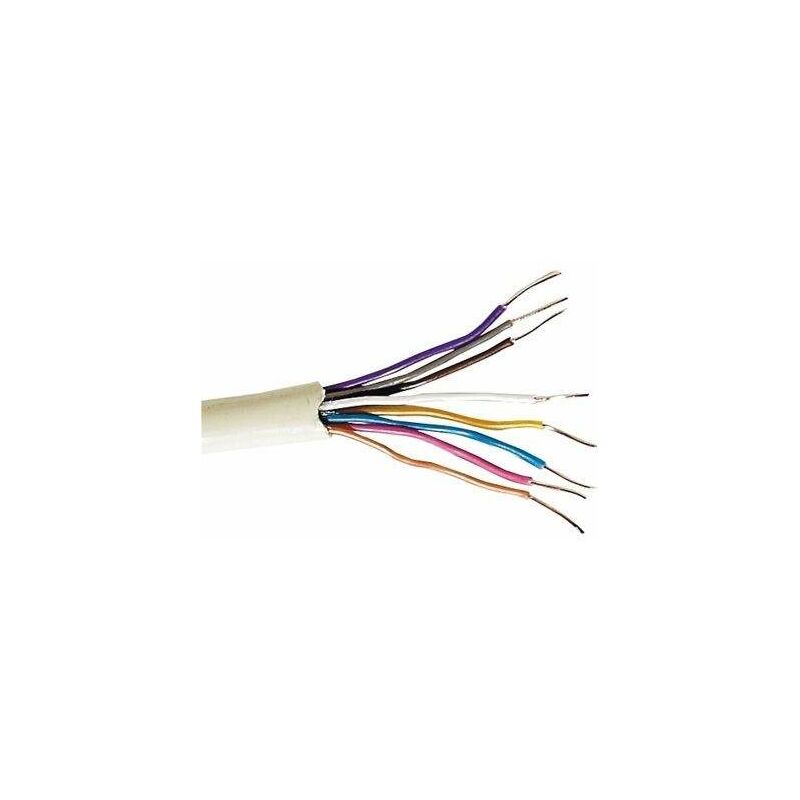 

Cable telefónico 2 pares 0.6 marfil, por metro