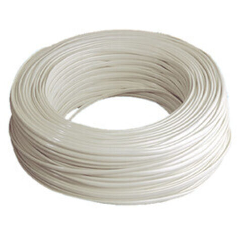 Cable telefónico manguera plana de 8 conductores Electro Dh 49.050/8, color marfil, 8430552032037