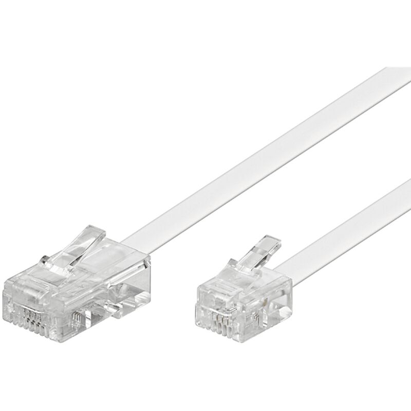 

Cable telefonico RJ11 a RJ45 3 M Blanco