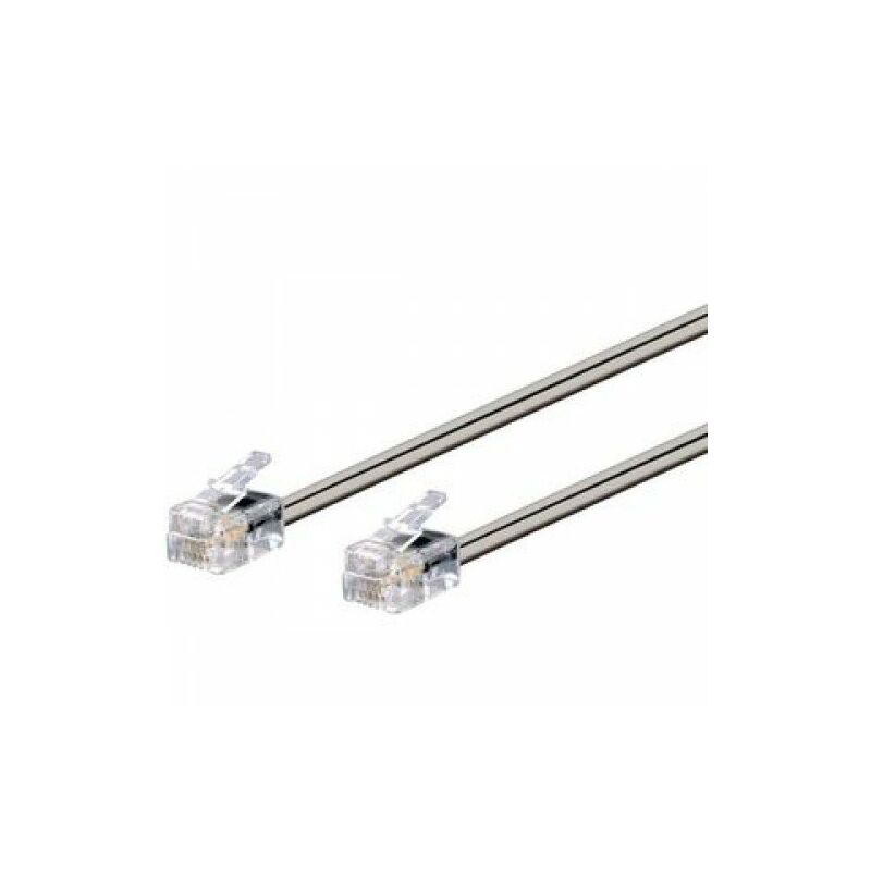 

Electronica Molgar, - CABLE TELEFONO 2MTS 6 HILOS 4 CONTACTOS BLANCO