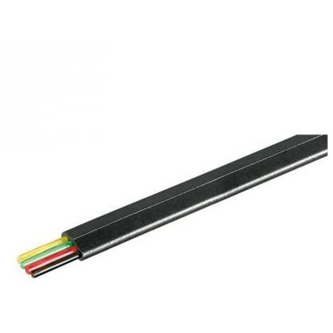 Câble Téléphonique 4 Poly Plate AWG 28 Noir