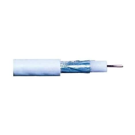 Cable Télévision Intérieur 1/2 Touret Mètre Interieur 21-vatca Blanc 175