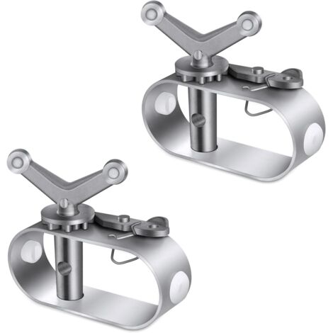 Câble Tendeur Bâche Piscine - Cliquet de Câble en Alliage d'Aluminium - Pour Couverture Hivernale Piscine Hors Sol - 2 Pièces