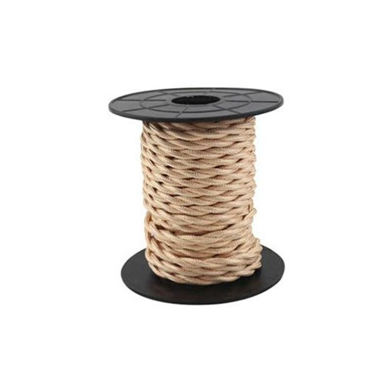 

Cable textil trenzado 10M cobre