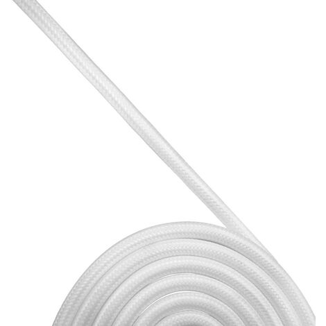 Cable textil 2x0,75 blanco - Blanco