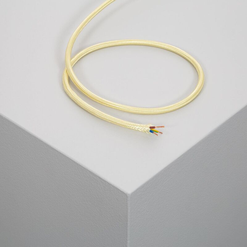 

Cable Textil Eléctrico Dorado 7m - 7m