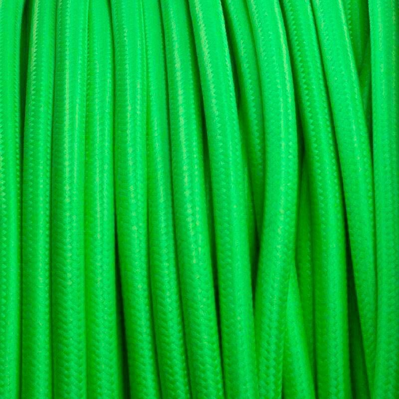 

Ledbox - Cable textil redondo 2x0,75mm, 1m, verde