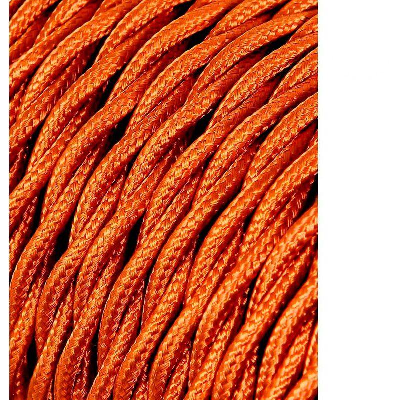 

EDM Cable textil trenzado 2x0,75mm 25mts c-12 oro seda euro/mts