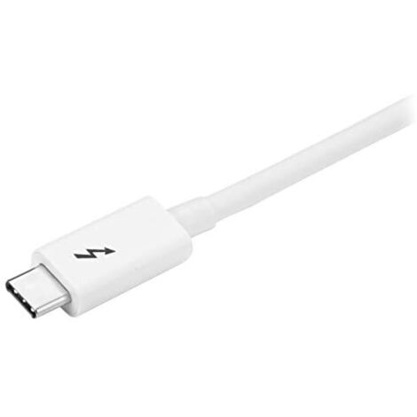 Cable Thunderbolt 3 Startech TBLT3MM1MW 1 m Blanco