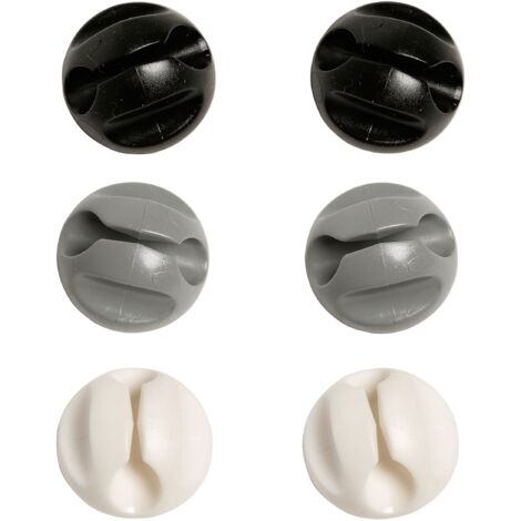 Cable Tidy Base S/A, Pack of 6
