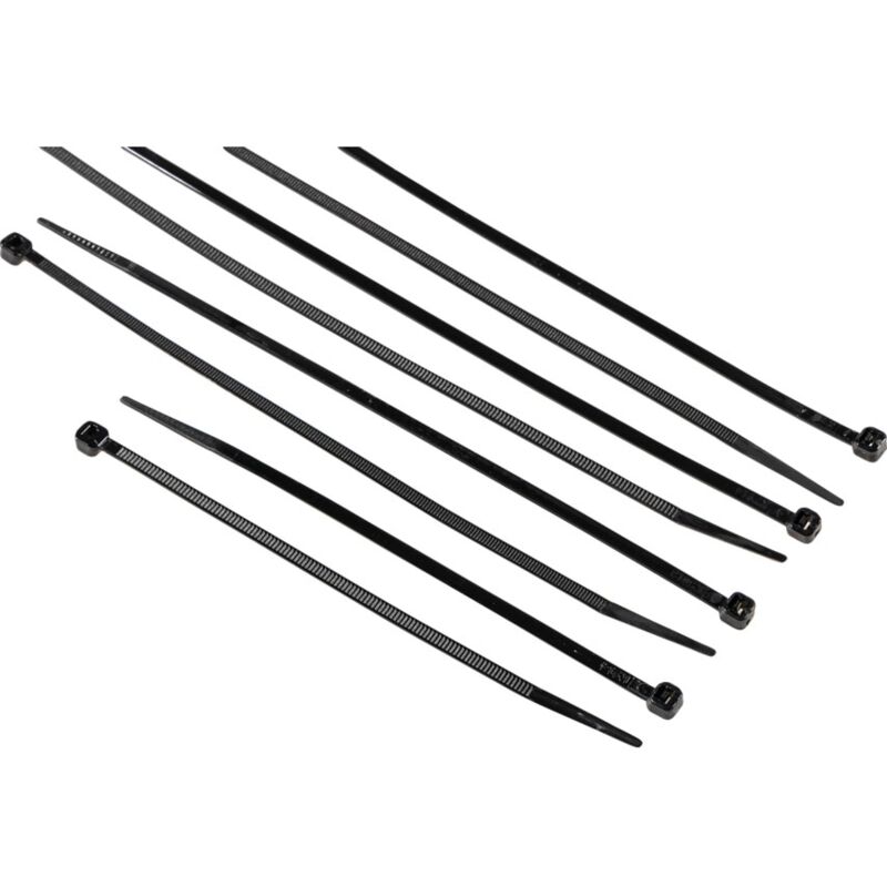 Edison - Black Cable Ties 3.6mm Assorted, Pack of 400