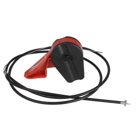 Cable Tondeuse Tondeuse Câble Universel d'Accélérateur Interrupteur Contrôle Jardin Machine Assemblage à Gazon de 39 Pouces Commande commutateur Machine Raccordement pour Guidon Moto (Red，1m)