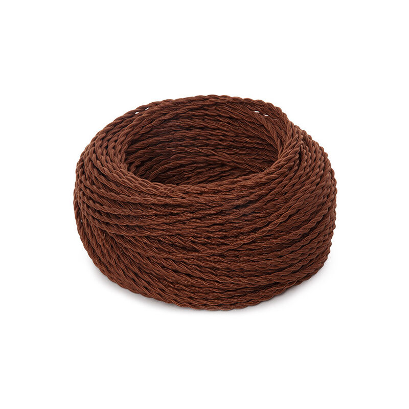

Greenice - Cable Trenzado 2x0,75 x 1M [SKD-C275-CLAY] | Marrón (SKD-CT275-BROWN)