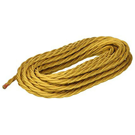 Cable trenzado de seda dorada Fanton 3X1,50 madejas de 10 metros 93848-10