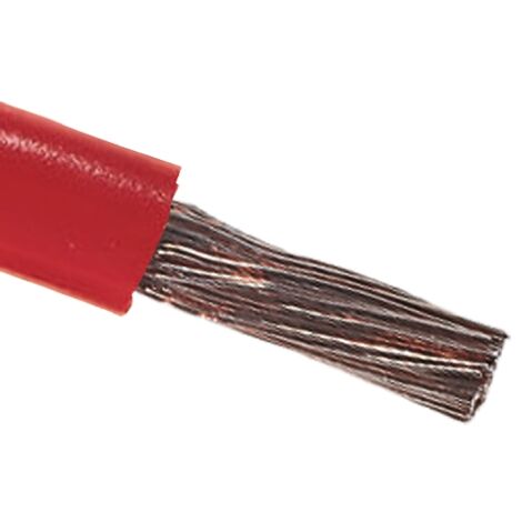Cable électrique 10mm2 ROUGE - au mètre - Best of LAND