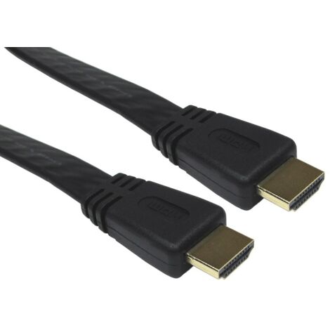 Câble Twinax RS PRO HDMI Noir Chlorure de polyvinyle PVC ( Prix pour 1 )