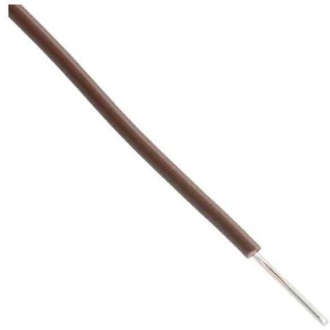 Câble unipolaire BS 4808 section 0,22 mmq Marron