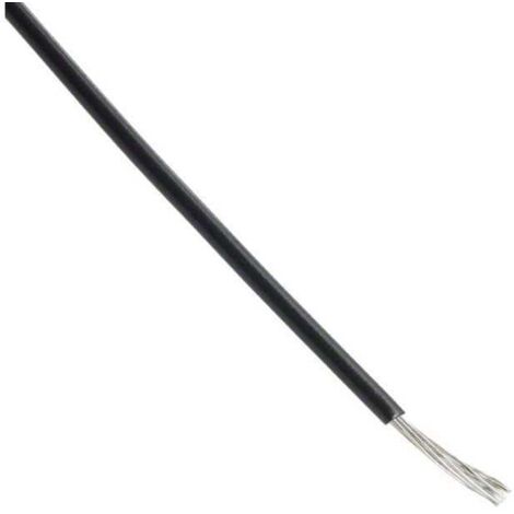 Câble unipolaire BS 4808 section 0,22 mmq Noir